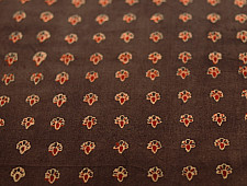 Ajrakh . Natural Color Cotton Fabric ~ 25 { Per meter }